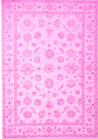 Oriental Pink Traditional Rug, tr843pnk