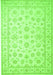 Oriental Green Traditional Rug, tr843grn