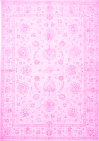 Oriental Pink Traditional Rug, tr844pnk