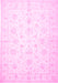 Oriental Pink Traditional Rug, tr844pnk