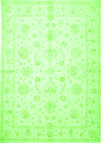 Oriental Green Traditional Rug, tr844grn