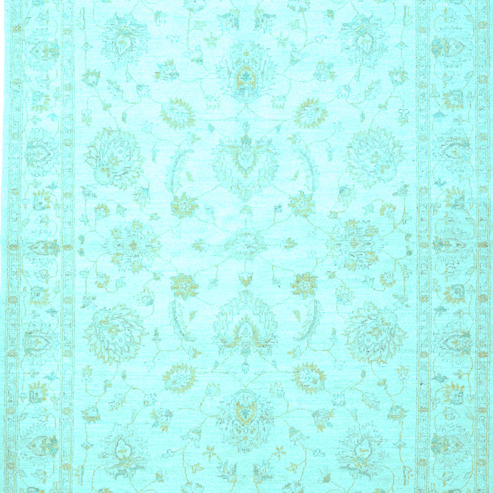Oriental Light Blue Traditional Rug, tr844lblu