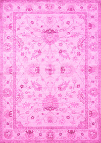 Oriental Pink Traditional Rug, tr845pnk