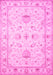 Oriental Pink Traditional Rug, tr845pnk