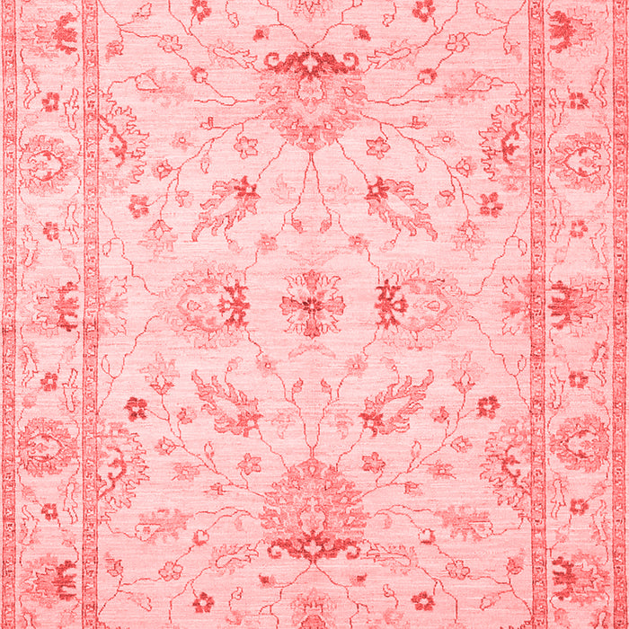 Machine Washable Oriental Red Traditional Rug, wshtr845red