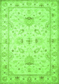 Oriental Green Traditional Rug, tr845grn