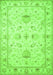 Oriental Green Traditional Rug, tr845grn