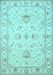 Machine Washable Oriental Light Blue Traditional Rug, wshtr845lblu