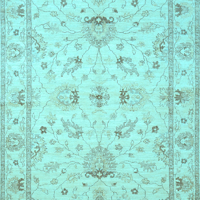 Oriental Light Blue Traditional Rug, tr845lblu