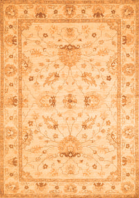 Oriental Orange Traditional Rug, tr845org