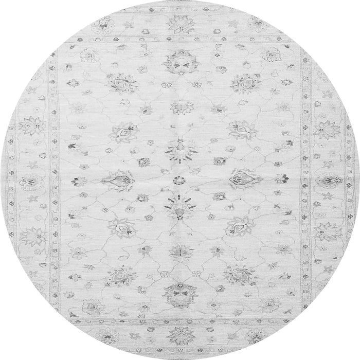 Square Persian Gray Traditional Rug, tr846gry