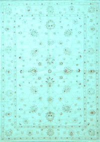 Persian Light Blue Traditional Rug, tr846lblu