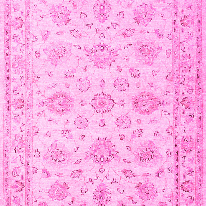 Machine Washable Persian Pink Traditional Rug, wshtr847pnk