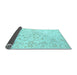 Sideview of Persian Light Blue Traditional Rug, tr848lblu