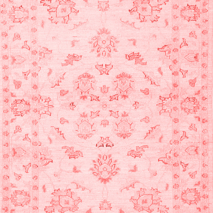 Machine Washable Persian Red Traditional Rug, wshtr848red