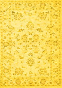 Persian Yellow Traditional Rug, tr848yw