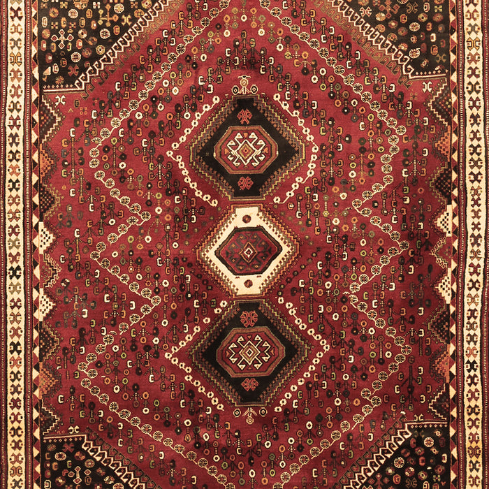 Machine Washable Persian Brown Traditional Rug, wshtr849brn