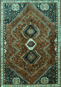 Persian Turquoise Traditional Rug, tr849turq