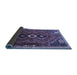 Sideview of Persian Blue Traditional Rug, tr849blu