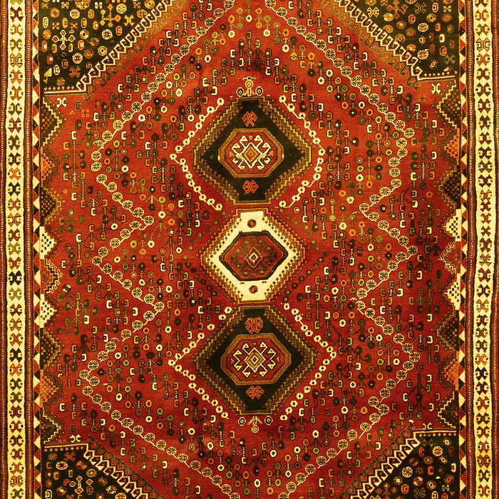 Persian Yellow Traditional Rug, tr849yw
