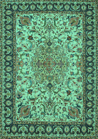 Persian Turquoise Traditional Rug, tr84turq