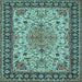 Square Persian Light Blue Traditional Rug, tr84lblu