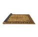 Sideview of Persian Brown Traditional Rug, tr84brn