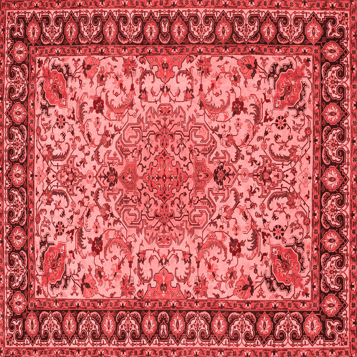 Machine Washable Persian Red Traditional Rug, wshtr84red