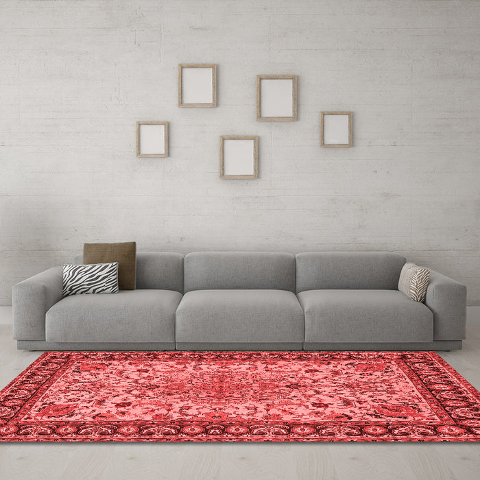 Traditional Red Washable Rugs