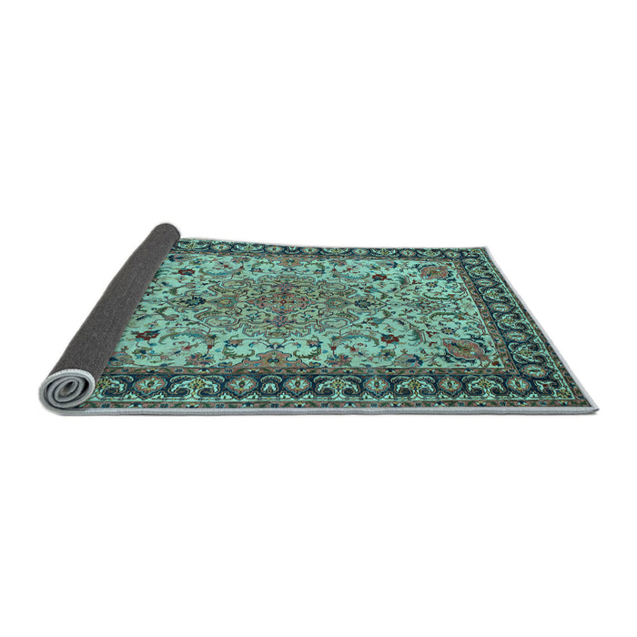 Sideview of Persian Light Blue Traditional Rug, tr84lblu
