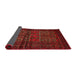 Sideview of Traditional Red Persian Rug, tr85