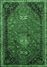 Persian Emerald Green Traditional Rug, tr850emgrn