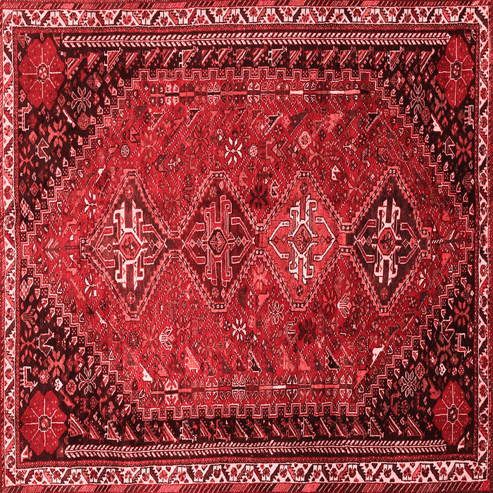 Machine Washable Persian Red Traditional Rug, wshtr850red