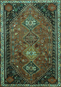 Persian Turquoise Traditional Rug, tr850turq