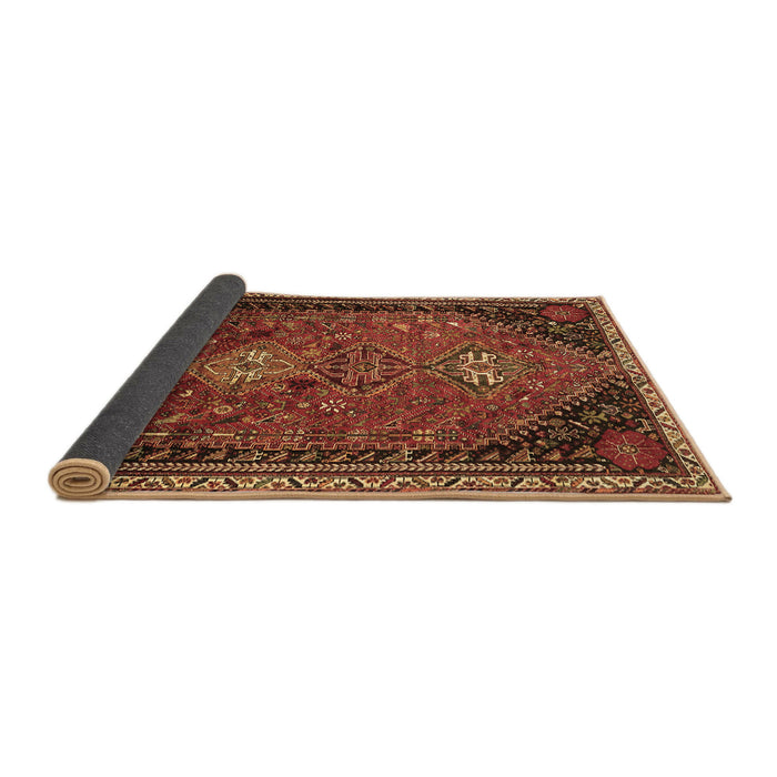 Sideview of Persian Brown Traditional Rug, tr850brn