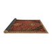 Sideview of Persian Brown Traditional Rug, tr850brn