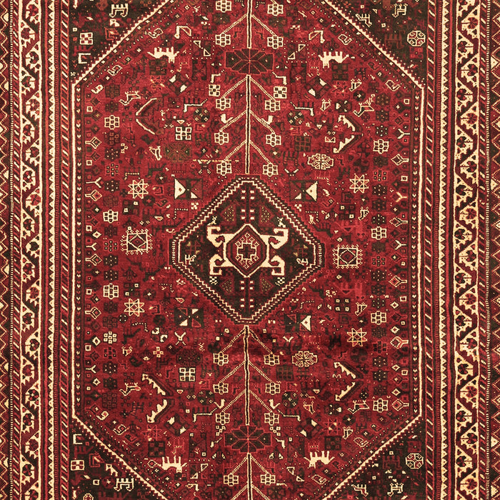 Machine Washable Persian Brown Traditional Rug, wshtr851brn