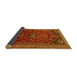 Sideview of Persian Yellow Traditional Rug, tr851yw