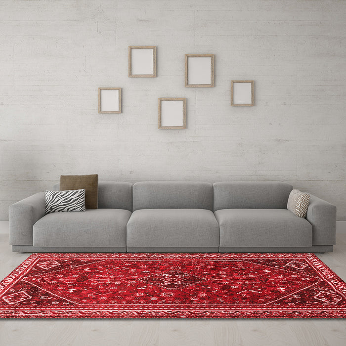 Traditional Red Washable Rugs