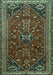 Persian Turquoise Traditional Rug, tr851turq