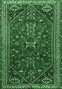 Persian Emerald Green Traditional Rug, tr851emgrn