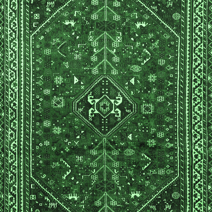 Persian Emerald Green Traditional Rug, tr851emgrn