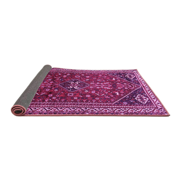 Sideview of Persian Purple Traditional Rug, tr851pur