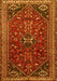 Machine Washable Persian Yellow Traditional Rug, wshtr851yw
