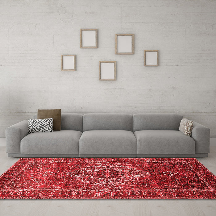 Traditional Red Washable Rugs