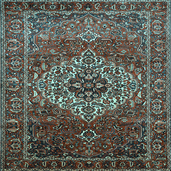 Square Persian Light Blue Traditional Rug, tr852lblu