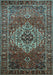 Persian Light Blue Traditional Rug, tr852lblu