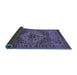 Sideview of Persian Blue Traditional Rug, tr852blu