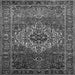 Serging Thickness of Persian Gray Traditional Rug, tr852gry