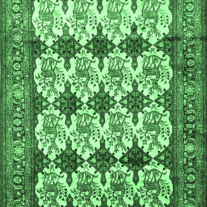 Persian Emerald Green Traditional Rug, tr853emgrn